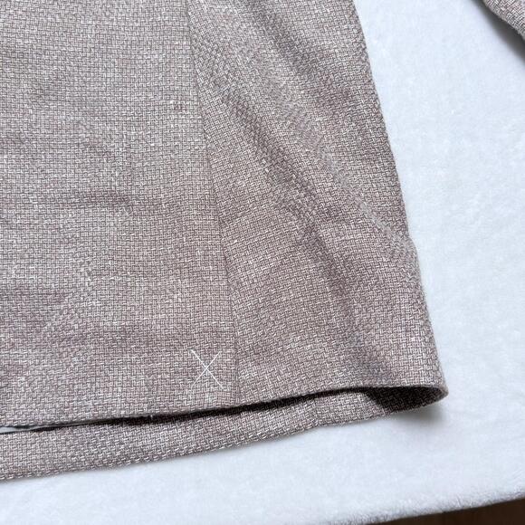 NWOT Joseph Abboud Blazer Sport Coat Mens 44R Modern Fit Linen Pink Mauve - Picture 9 of 9